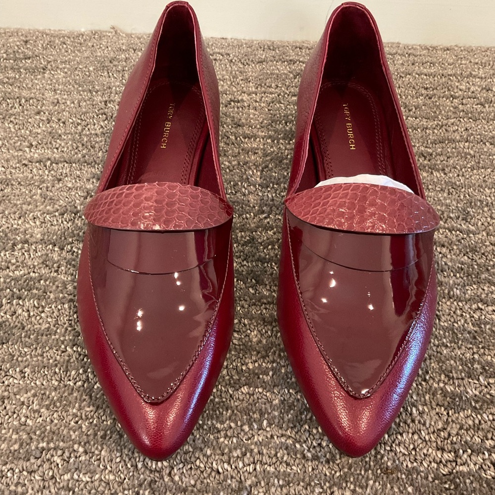 Tory Burch Envelope Loafer - Red/Burgundy - Picture 3 of 7